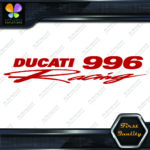 Compatible with Ducati 996 Racing Signature Motorcycles Vinyl Decals Stickers