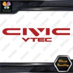 Compatible Honda Civic Vtec Logo Cars Tuning Racing JDM Vinyl Decals Stickers