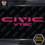 Compatible Honda Civic Vtec Logo Cars Tuning Racing JDM Vinyl Decals Stickers - Image 20