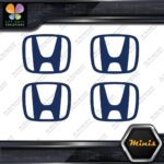 Compatible Honda  H Emblem Logo JDM Pack of 4 MINI SIZE Decals Stickers Vinyl - Image 13