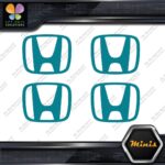 Compatible Honda  H Emblem Logo JDM Pack of 4 MINI SIZE Decals Stickers Vinyl - Image 14