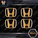 Compatible Honda  H Emblem Logo JDM Pack of 4 MINI SIZE Decals Stickers Vinyl - Image 18