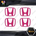 Compatible Honda  H Emblem Logo JDM Pack of 4 MINI SIZE Decals Stickers Vinyl - Image 20