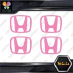 Compatible Honda  H Emblem Logo JDM Pack of 4 MINI SIZE Decals Stickers Vinyl - Image 21
