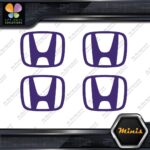 Compatible Honda  H Emblem Logo JDM Pack of 4 MINI SIZE Decals Stickers Vinyl - Image 22