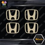 Compatible Honda  H Emblem Logo JDM Pack of 4 MINI SIZE Decals Stickers Vinyl - Image 23