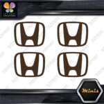 Compatible Honda  H Emblem Logo JDM Pack of 4 MINI SIZE Decals Stickers Vinyl - Image 24