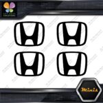 Compatible Honda  H Emblem Logo JDM Pack of 4 MINI SIZE Decals Stickers Vinyl - Image 4