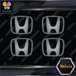 Compatible Honda  H Emblem Logo JDM Pack of 4 MINI SIZE Decals Stickers Vinyl - Image 5