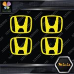 Compatible Honda  H Emblem Logo JDM Pack of 4 MINI SIZE Decals Stickers Vinyl - Image 7