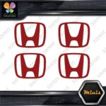 Compatible Honda  H Emblem Logo JDM Pack of 4 MINI SIZE Decals Stickers Vinyl - Image 10