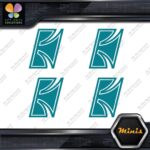 Compatible Tama Drums Logo Emblem Horn Pack of 4 MINI SIZE Decals Stickers Vinyl - Image 13