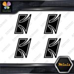 Compatible Tama Drums Logo Emblem Horn Pack of 4 MINI SIZE Decals Stickers Vinyl