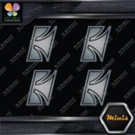 Compatible Tama Drums Logo Emblem Horn Pack of 4 MINI SIZE Decals Stickers Vinyl - Image 18