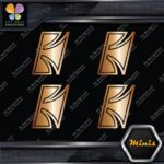 Compatible Tama Drums Logo Emblem Horn Pack of 4 MINI SIZE Decals Stickers Vinyl - Image 19