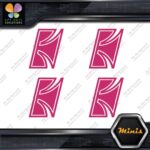 Compatible Tama Drums Logo Emblem Horn Pack of 4 MINI SIZE Decals Stickers Vinyl - Image 20