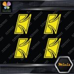 Compatible Tama Drums Logo Emblem Horn Pack of 4 MINI SIZE Decals Stickers Vinyl - Image 5