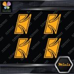 Compatible Tama Drums Logo Emblem Horn Pack of 4 MINI SIZE Decals Stickers Vinyl - Image 6