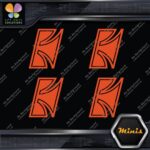 Compatible Tama Drums Logo Emblem Horn Pack of 4 MINI SIZE Decals Stickers Vinyl - Image 7