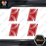 Compatible Tama Drums Logo Emblem Horn Pack of 4 MINI SIZE Decals Stickers Vinyl - Image 8