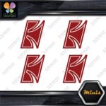 Compatible Tama Drums Logo Emblem Horn Pack of 4 MINI SIZE Decals Stickers Vinyl - Image 9