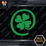 Clover Leaf 4 Four Petals Lucky Irish Shamrock At Sign Decals Stickers Vinyl - Image 15
