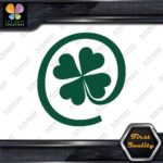 Clover Leaf 4 Four Petals Lucky Irish Shamrock At Sign Decals Stickers Vinyl - Image 16