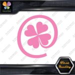 Clover Leaf 4 Four Petals Lucky Irish Shamrock At Sign Decals Stickers Vinyl - Image 21