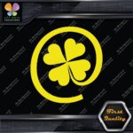 Clover Leaf 4 Four Petals Lucky Irish Shamrock At Sign Decals Stickers Vinyl - Image 6