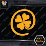 Clover Leaf 4 Four Petals Lucky Irish Shamrock At Sign Decals Stickers Vinyl - Image 7