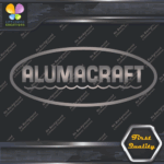 Compatible Alumacraft Boats Oval Waves Vintage Logo Emblem Vinyl Decals Stickers - Image 14