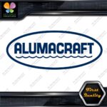 Compatible Alumacraft Boats Oval Waves Vintage Logo Emblem Vinyl Decals Stickers