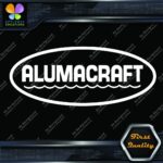 Compatible Alumacraft Boats Oval Waves Vintage Logo Emblem Vinyl Decals Stickers - Image 3
