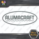 Compatible Alumacraft Boats Oval Waves Vintage Logo Emblem Vinyl Decals Stickers - Image 21