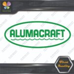 Compatible Alumacraft Boats Oval Waves Vintage Logo Emblem Vinyl Decals Stickers - Image 8