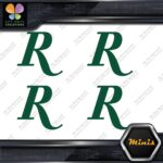 Compatible Remington Rifles Letter R Emblem 4 MINI SIZE Decals Stickers Vinyl