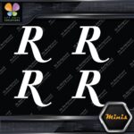 Compatible Remington Rifles Letter R Emblem 4 MINI SIZE Decals Stickers Vinyl - Image 4