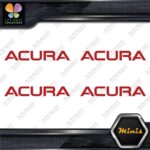 Compatible Acura Name Cars Tuning Racing JDM 4 MINI SIZE Decals Stickers Vinyl