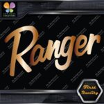 Compatible Ranger Boats Name Only Fishing Aluminium Logo Decals Stickers Vinyl - Image 19
