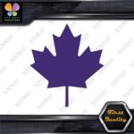 Canadian Maple Leaf Only Canada Emblem Symbol Logo Decals Stickers Vinyl - Image 21