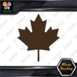 Canadian Maple Leaf Only Canada Emblem Symbol Logo Decals Stickers Vinyl - Image 23