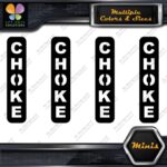 Choke Machinerie Vertical No Bckgr Pack of 4 MINI SIZE Decals Stickers Vinyl - Image 3