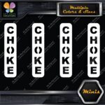 Choke Machinerie Vertical No Bckgr Pack of 4 MINI SIZE Decals Stickers Vinyl - Image 4
