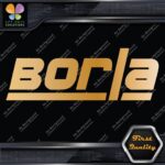 Compatible Borla Exhaust Mufflers JDM Tuning Racing Logo Vinyl Decals Stickers - Image 17