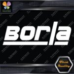 Compatible Borla Exhaust Mufflers JDM Tuning Racing Logo Vinyl Decals Stickers - Image 3