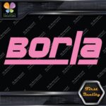 Compatible Borla Exhaust Mufflers JDM Tuning Racing Logo Vinyl Decals Stickers - Image 21