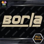 Compatible Borla Exhaust Mufflers JDM Tuning Racing Logo Vinyl Decals Stickers - Image 23