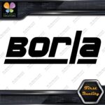 Compatible Borla Exhaust Mufflers JDM Tuning Racing Logo Vinyl Decals Stickers - Image 4