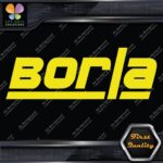 Compatible Borla Exhaust Mufflers JDM Tuning Racing Logo Vinyl Decals Stickers - Image 6