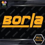 Compatible Borla Exhaust Mufflers JDM Tuning Racing Logo Vinyl Decals Stickers - Image 7